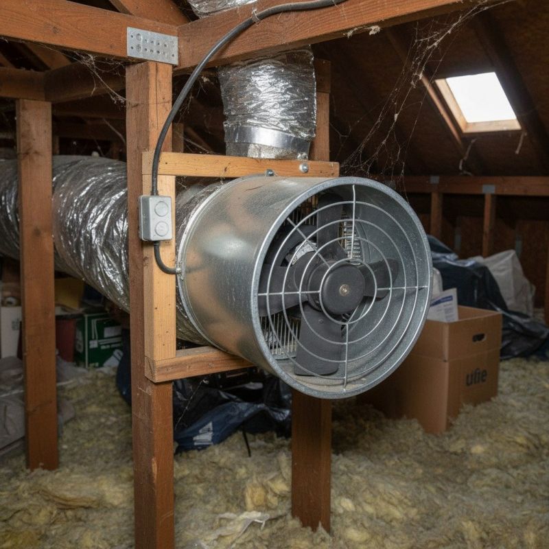 Attic Turbine Installation in Provo, UT